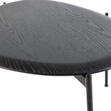 Kota Salontafel 36 X92 X68 Cm Mdf/Fineer Zwart
