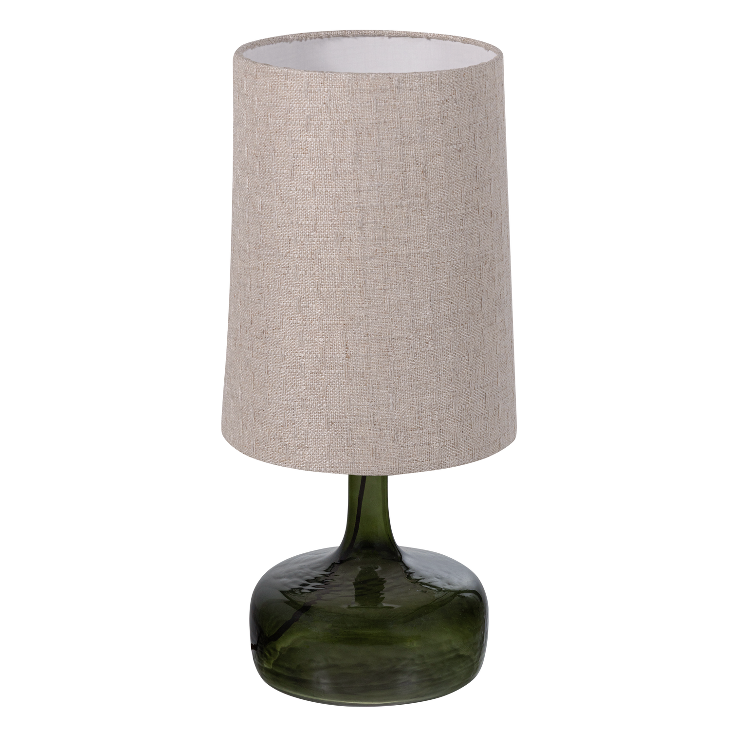 Luma Tafellamp Glas Groen/Kap Naturel
