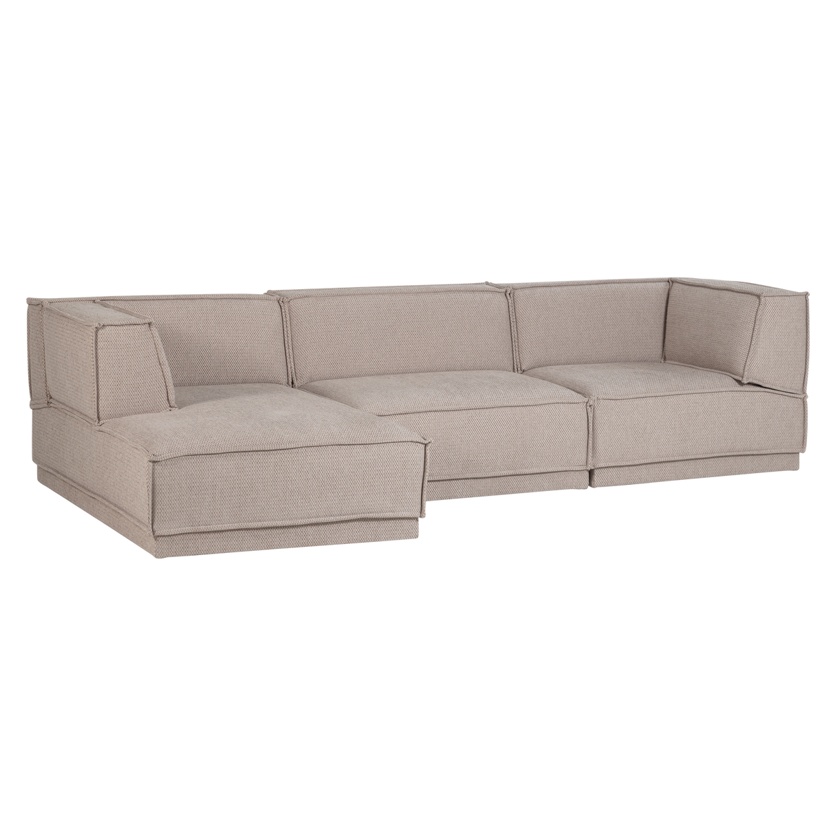 Manu Chaise Longue Bank Links Grove Chenille Naturel [Fsc]