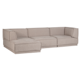 Manu Chaise Longue Bank Links Grove Chenille Naturel [Fsc]
