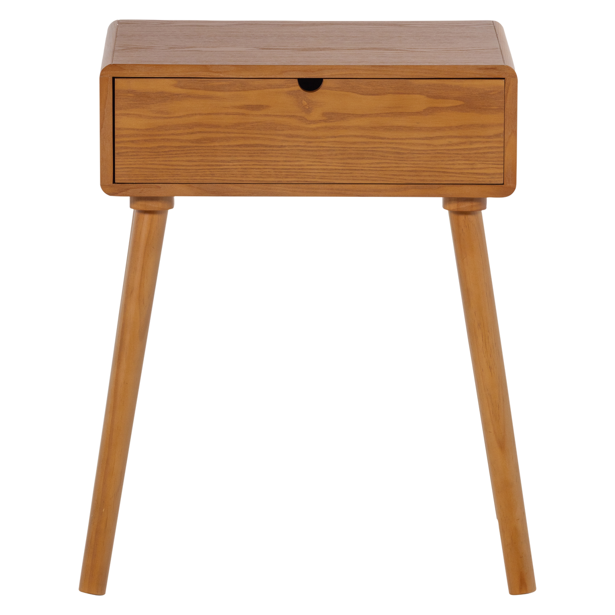 Nelo Nachtkastje/Bijzettafel Hout Bruin [Fsc]