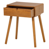 Nelo Nachtkastje/Bijzettafel Hout Bruin [Fsc]