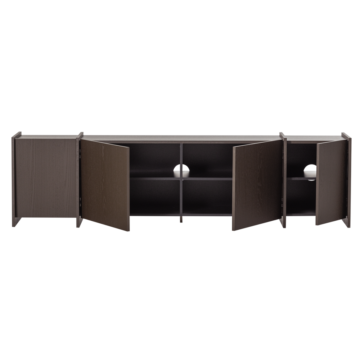 Brock Tv Meubel 200 Cm Essen Fineer Middenbruin [Fsc]