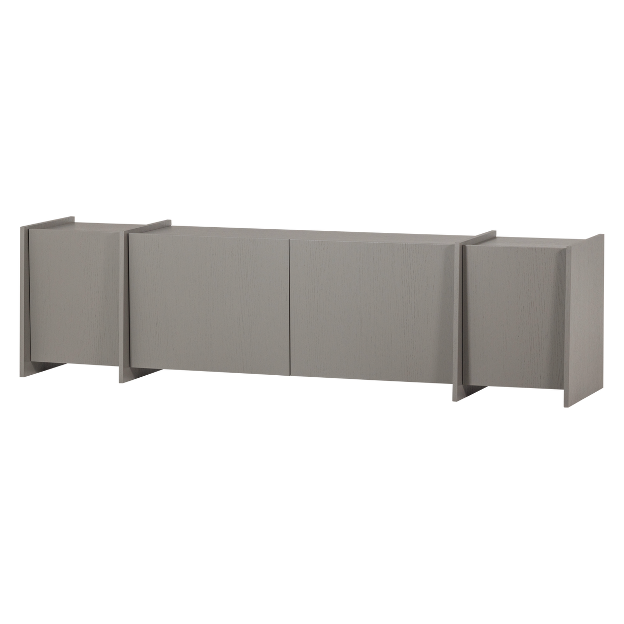 Brock Tv Meubel 200 Cm Essen Fineer Warmgrijs [Fsc]