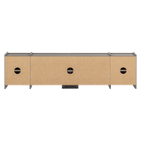 Brock Tv Meubel 200 Cm Essen Fineer Warmgrijs [Fsc]