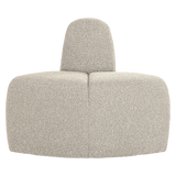 Mojo Eetbank Hoek Rond Rugleuning Boucle Beige Melange [Fsc]