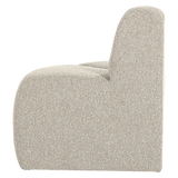 Mojo Eetbank Hoek Rond Rugleuning Boucle Beige Melange [Fsc]