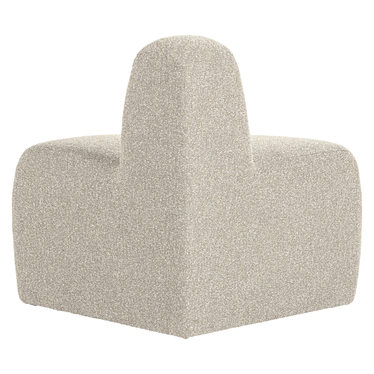 Mojo Eetbank Hoek Rond Rugleuning Boucle Beige Melange [Fsc]