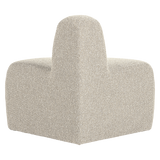 Mojo Eetbank Hoek Rond Rugleuning Boucle Beige Melange [Fsc]