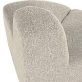 Mojo Eetbank Hoek Rond Rugleuning Boucle Beige Melange [Fsc]