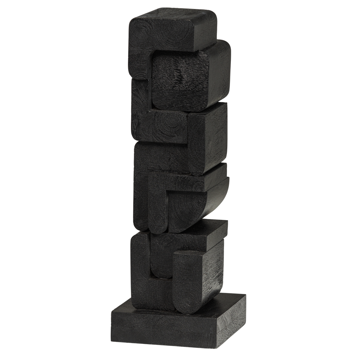 Isan Sculptuur Ornament Hout Zwart