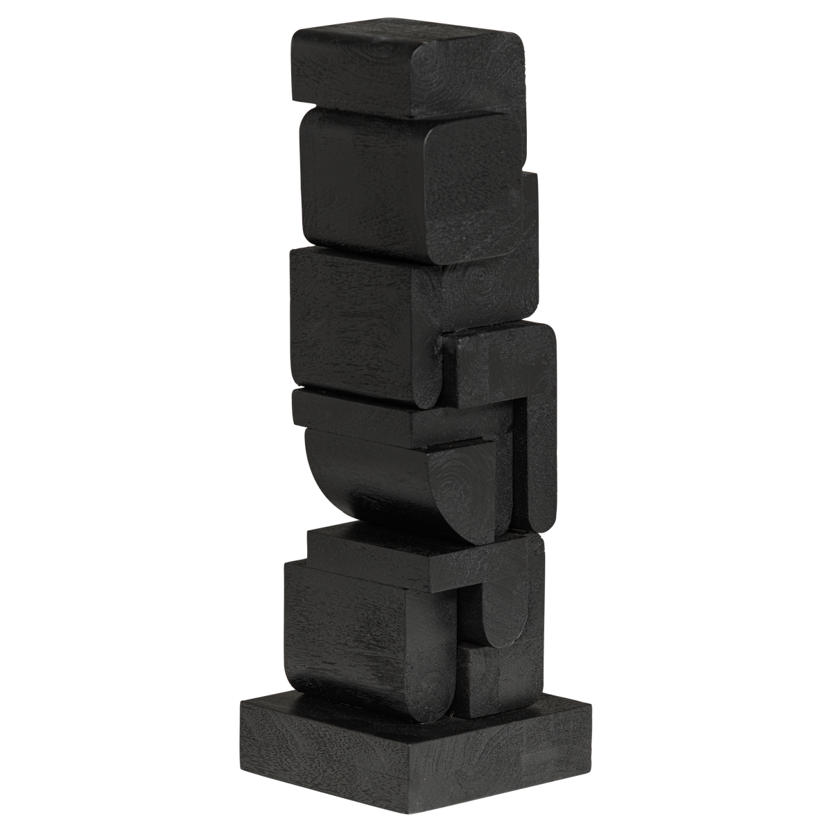 Isan Sculptuur Ornament Hout Zwart