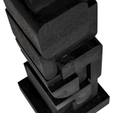 Isan Sculptuur Ornament Hout Zwart
