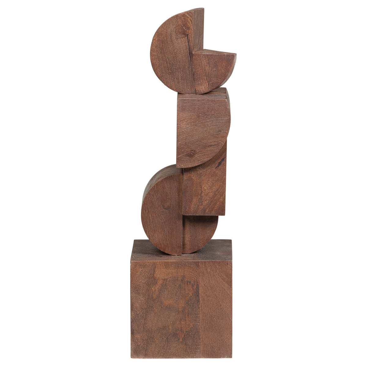 Draxa Sculptuur Ornament Hout Bruin