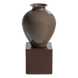 Numo Wanddeco Set Vaas/Kubus 39 X19 Cm Metaal Bruin