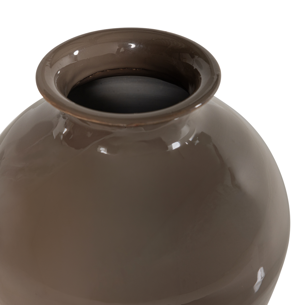 Numo Wanddeco Set Vaas/Kubus 39 X19 Cm Metaal Bruin