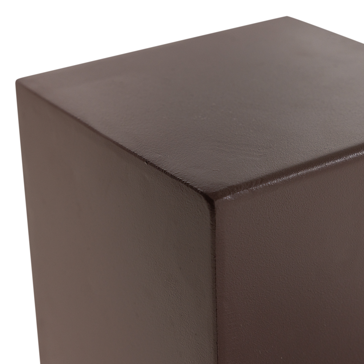 Numo Wanddeco Set Vaas/Kubus 39 X19 Cm Metaal Bruin