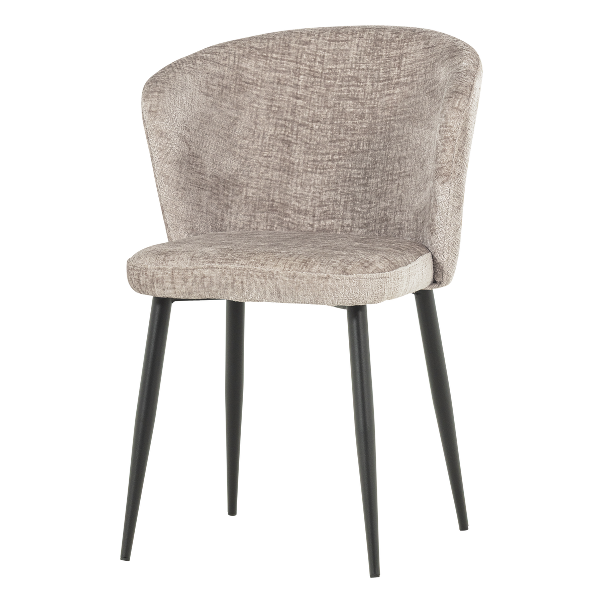 Luse Eetkamerstoel Velvet Beige Set Van 2 [Fsc]