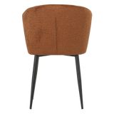 Luse Eetkamerstoel Velvet Oranje Set Van 2 [Fsc]