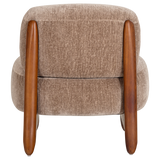 Runi Fauteuil Hout/Velvet Zand [Fsc]