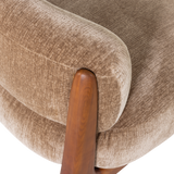 Runi Fauteuil Hout/Velvet Zand [Fsc]