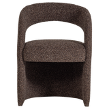 Lanor Eetkamerstoel Grove Boucle Donkerbruin [Fsc]