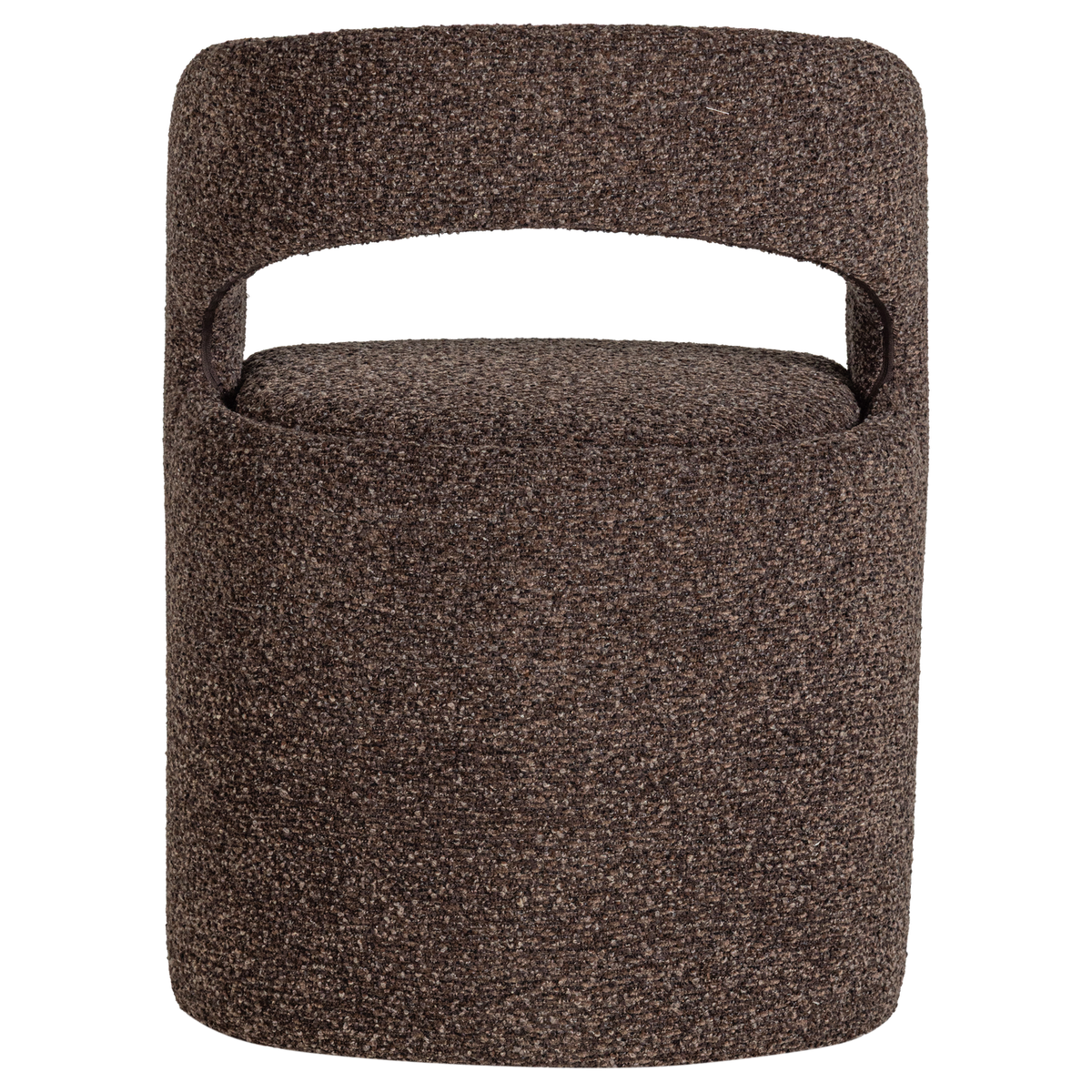 Lanor Eetkamerstoel Grove Boucle Donkerbruin [Fsc]