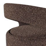 Lanor Eetkamerstoel Grove Boucle Donkerbruin [Fsc]