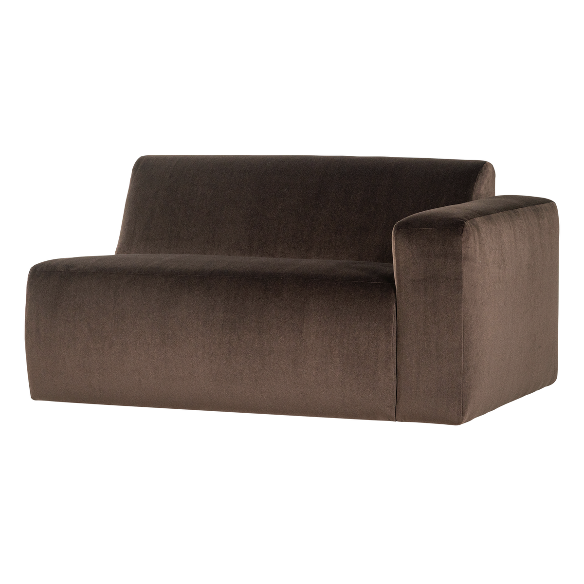 Mojo Base 1,5 Zits Element Arm Rechts Velvet Bruin [Fsc]