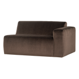 Mojo Base 1,5 Zits Element Arm Rechts Velvet Bruin [Fsc]