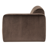 Mojo Base 1,5 Zits Element Arm Rechts Velvet Bruin [Fsc]