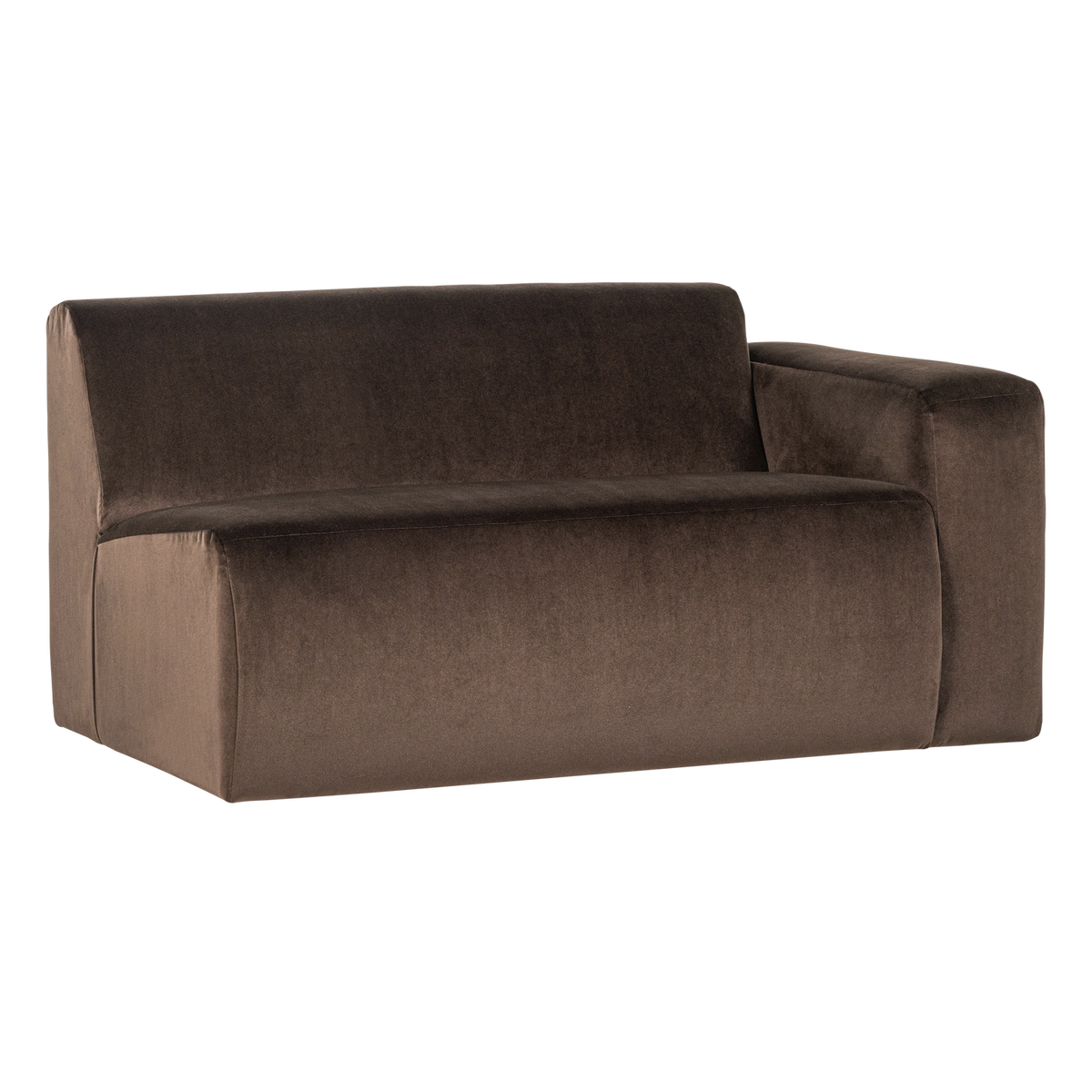 Mojo Base 1,5 Zits Element Arm Rechts Velvet Bruin [Fsc]