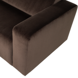 Mojo Base 1,5 Zits Element Arm Rechts Velvet Bruin [Fsc]