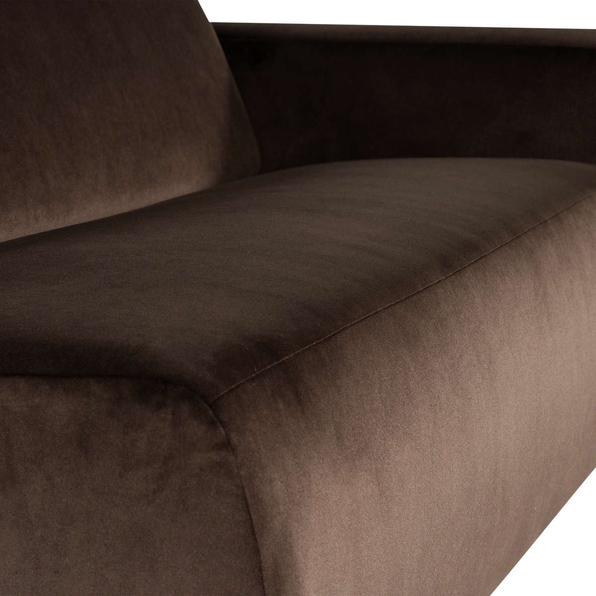 Mojo Base 1,5 Zits Element Arm Rechts Velvet Bruin [Fsc]