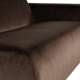 Mojo Base 1,5 Zits Element Arm Rechts Velvet Bruin [Fsc]