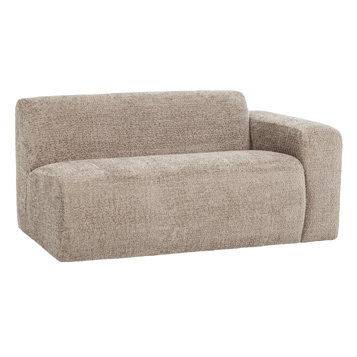 Mojo Base 1,5 Zits Element Arm Rechts Wollig Donkerzand[Fsc]