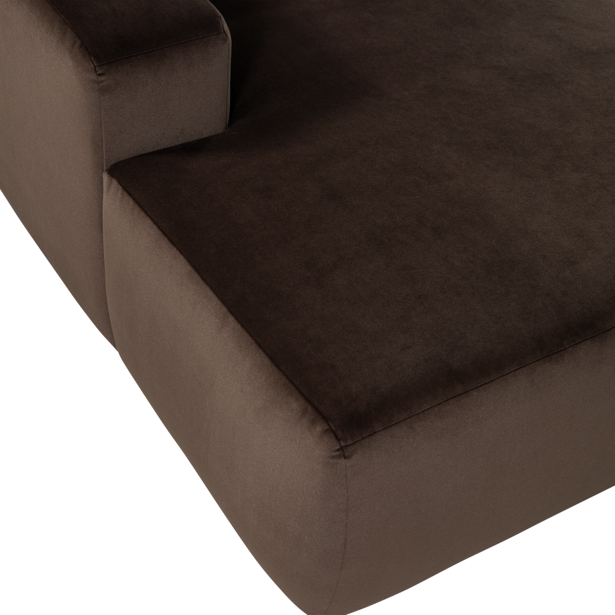 Mojo Base Chaise Longue Element Links Velvet Bruin [Fsc]