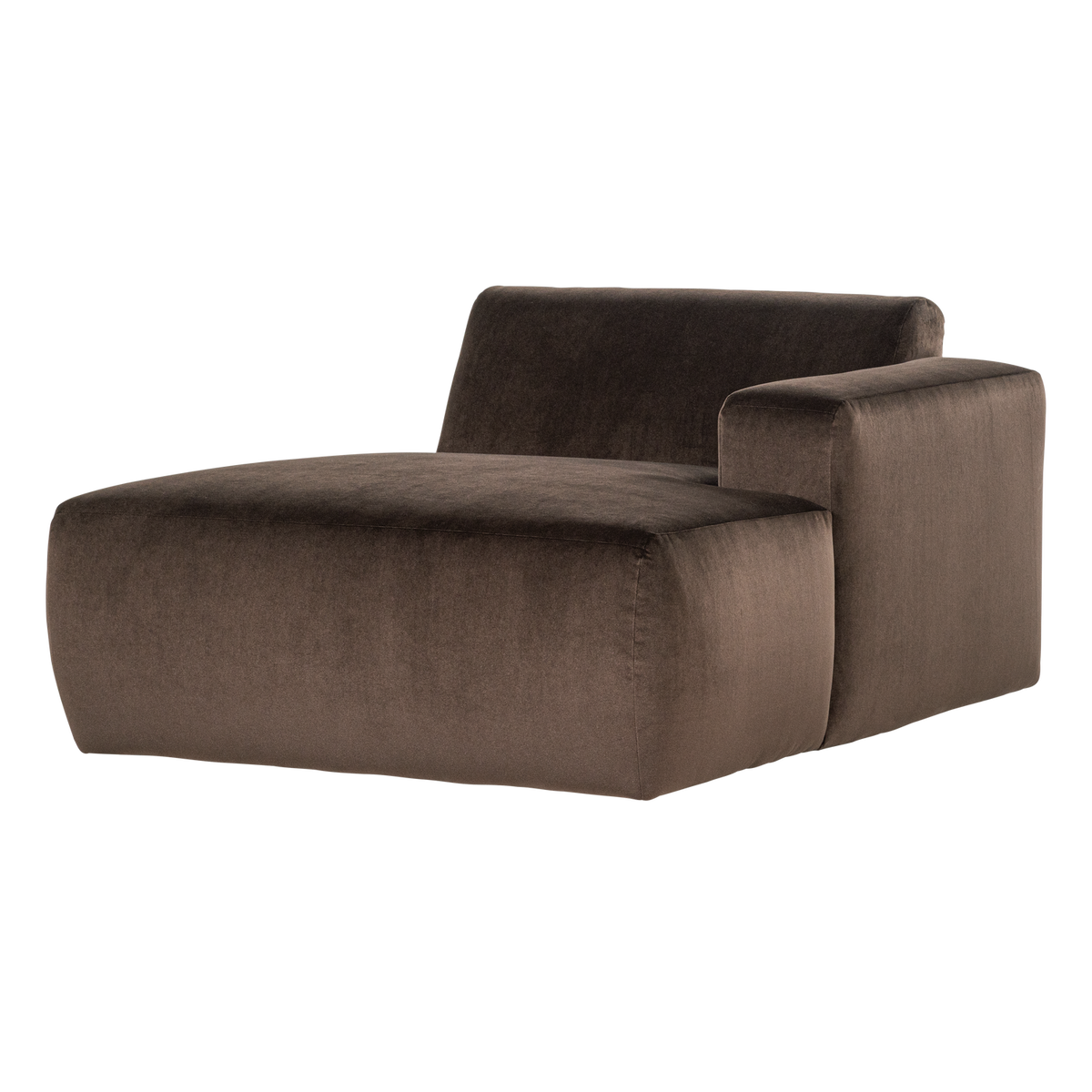 Mojo Base Chaise Longue Element Rechts Velvet Bruin [Fsc]