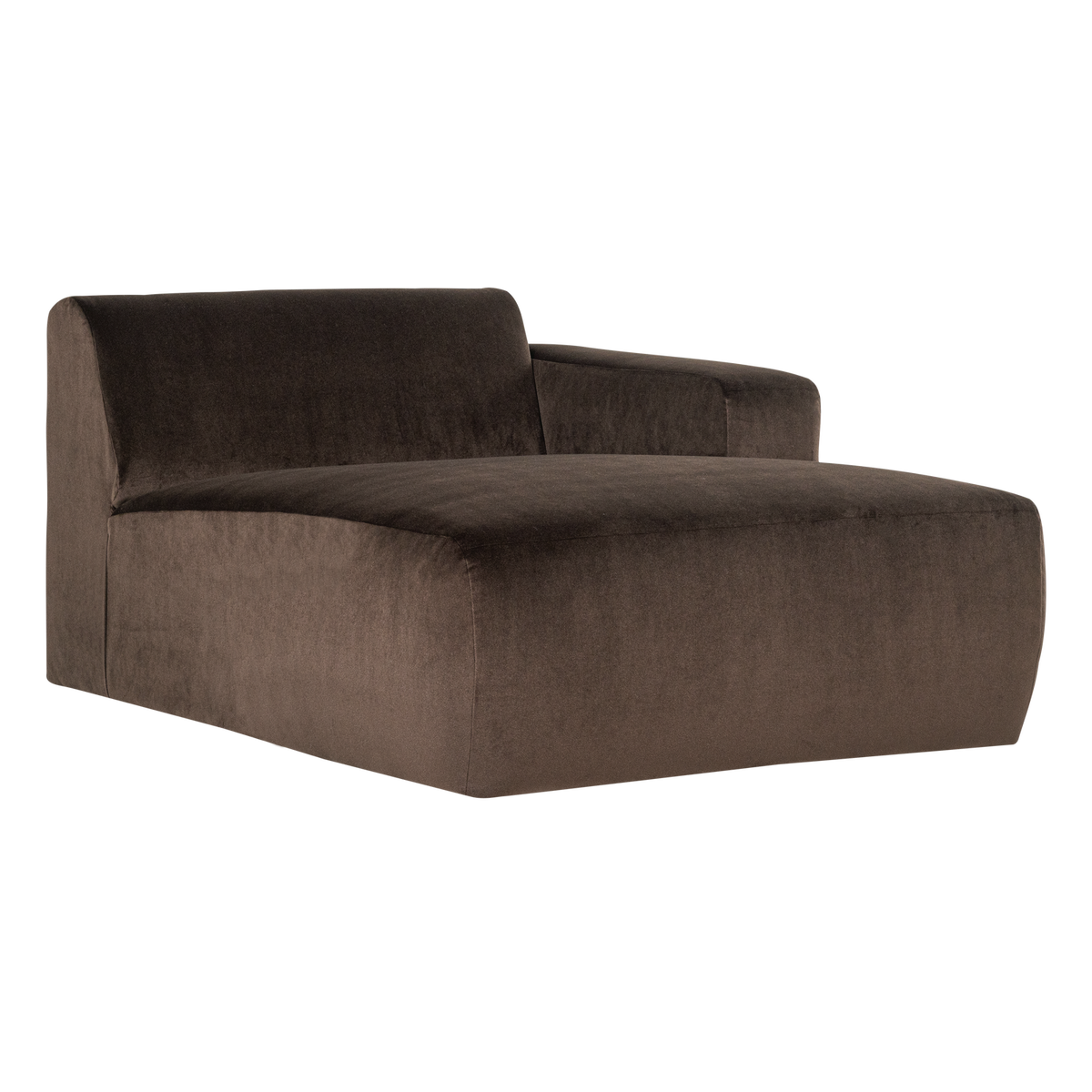 Mojo Base Chaise Longue Element Rechts Velvet Bruin [Fsc]