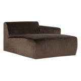 Mojo Base Chaise Longue Element Rechts Velvet Bruin [Fsc]