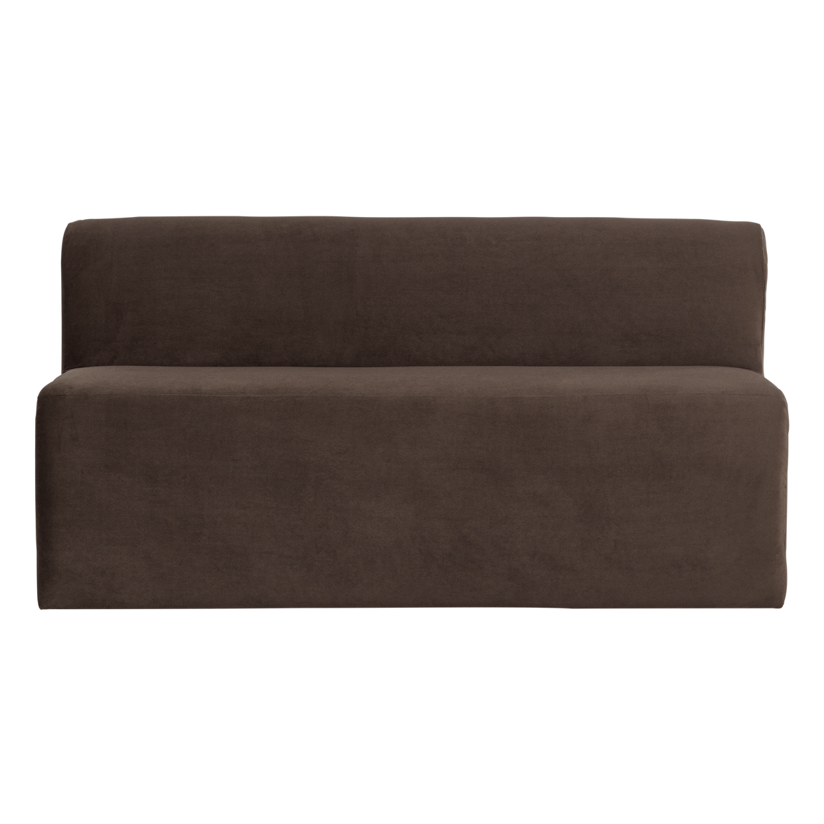 Mojo Base Eetbank 164 Cm Rugleuning Velvet Bruin [Fsc]