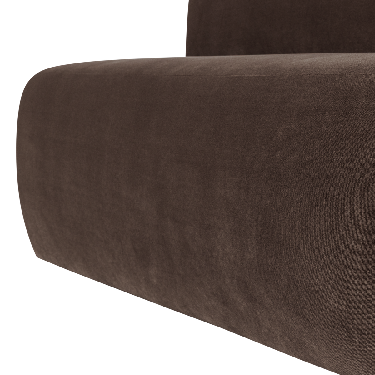 Mojo Base Eetbank 164 Cm Rugleuning Velvet Bruin [Fsc]
