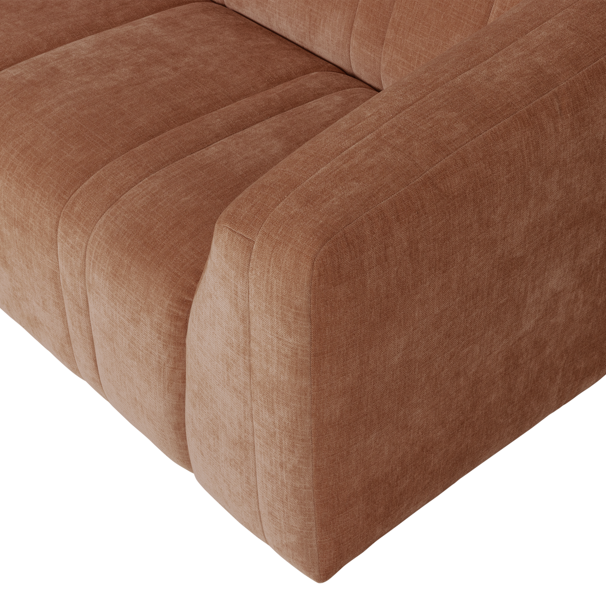Omaire 2 Zits Bank Chenille Roestbruin [Fsc]