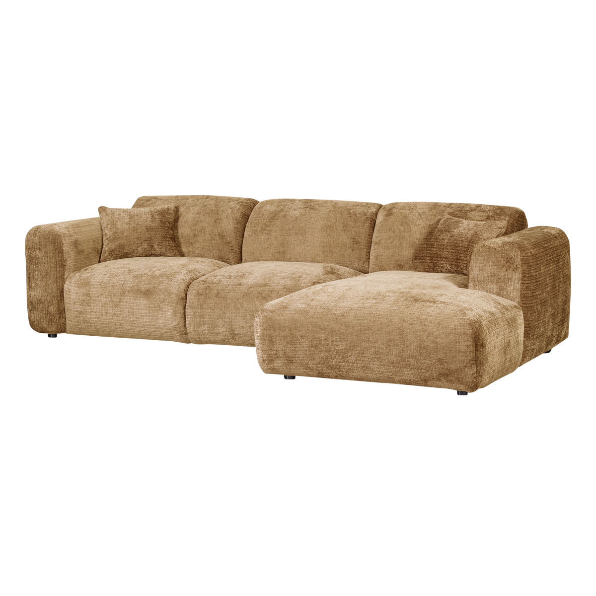 Cloud Chaise Longue Bank Rechts Chenille Honinggeel [Fsc]