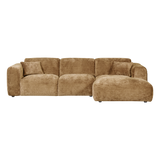 Cloud Chaise Longue Bank Rechts Chenille Honinggeel [Fsc]