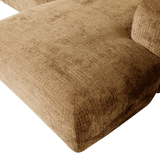 Cloud Chaise Longue Bank Rechts Chenille Honinggeel [Fsc]