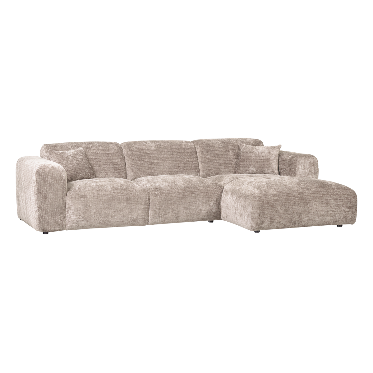 Cloud Chaise Longue Bank Rechts Chenille Naturel [Fsc]