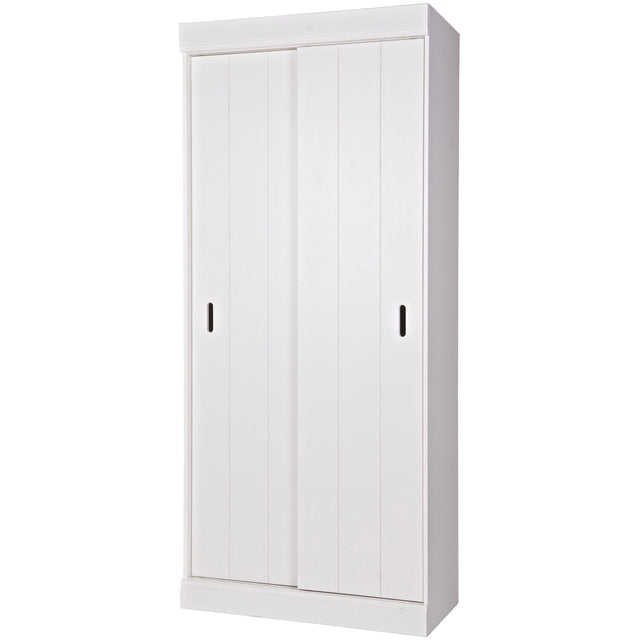 Row Plankenkast Met Schuifdeuren [Fsc] van WOOOD – Luxe comfort op maat van PureWonen. Vraag naar de beste prijs.