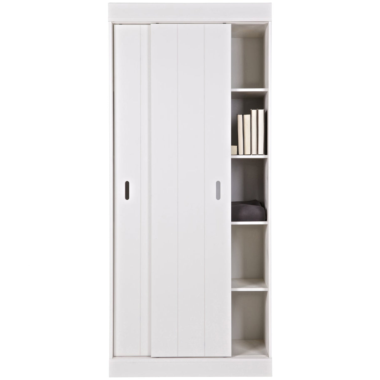 Row Plankenkast Met Schuifdeuren [Fsc] van WOOOD – Luxe comfort op maat van PureWonen. Vraag naar de beste prijs.