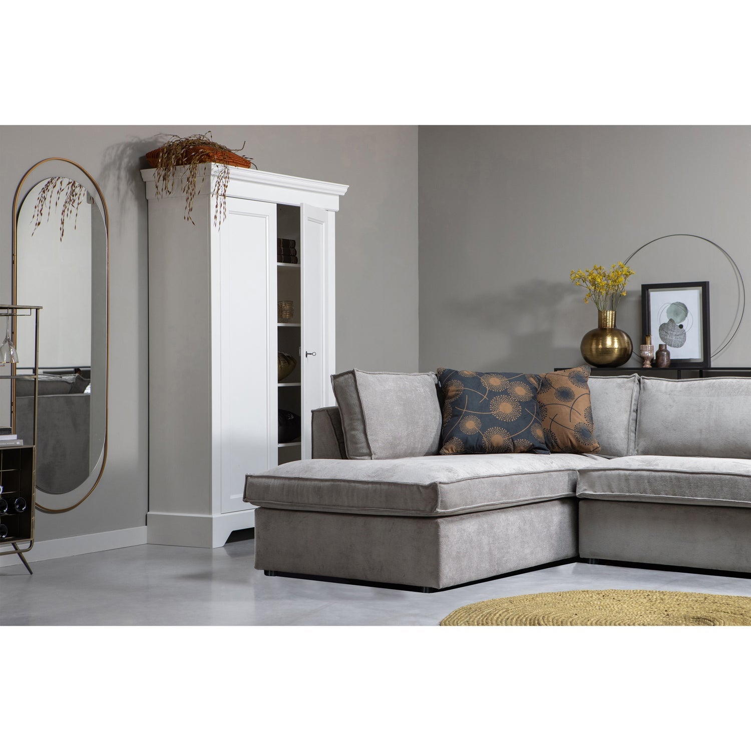 Sanou Passpiegel Ovaal Xl Antique Brass 168x60 van WOOOD – Luxe comfort op maat van PureWonen. Vraag naar de beste prijs.